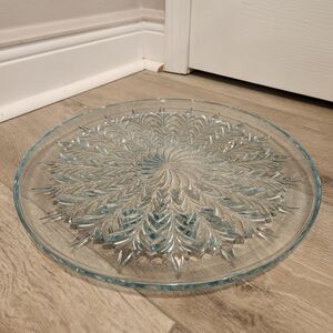 Round 14" Glass Serving Platter